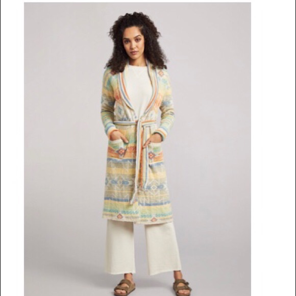 Faherty Multicolor Patterned Cardigan